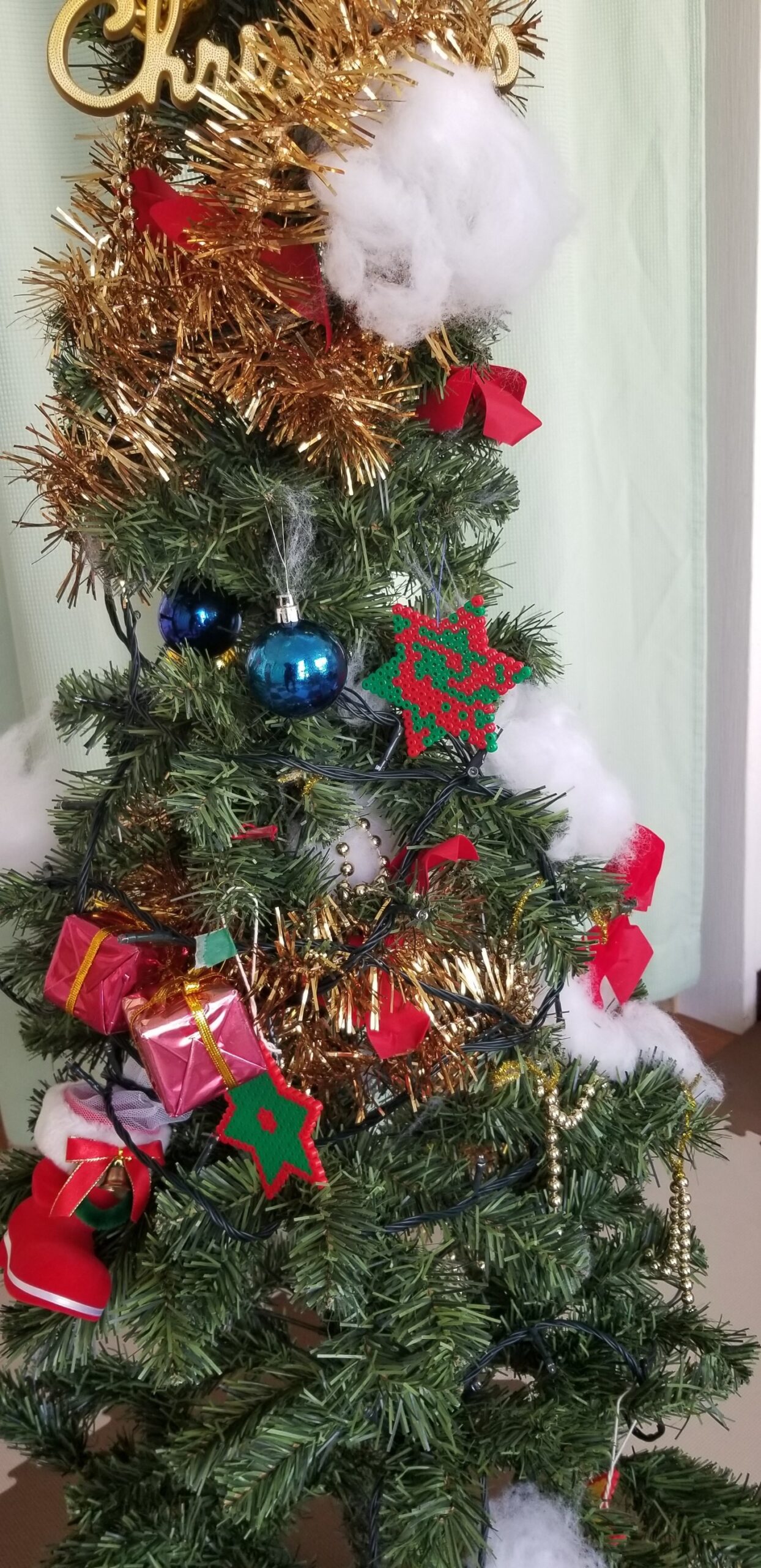 クリスマスツリー飾りを作る(^^)/