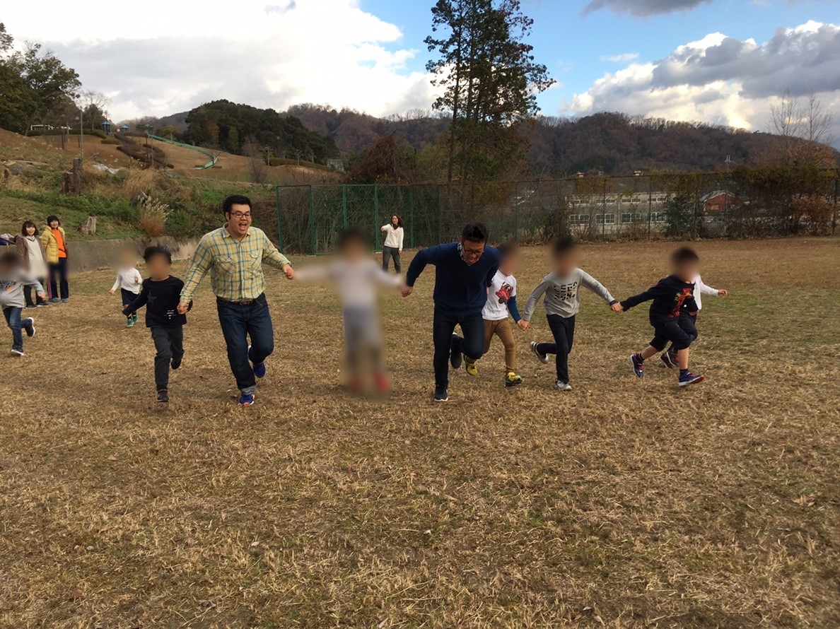 極寒の中で、公園遊び(^-^)