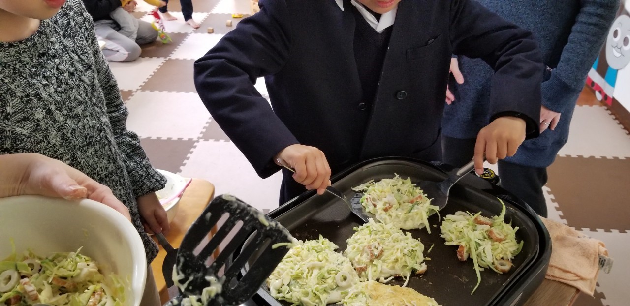 お好み焼きクッキング(^^)/