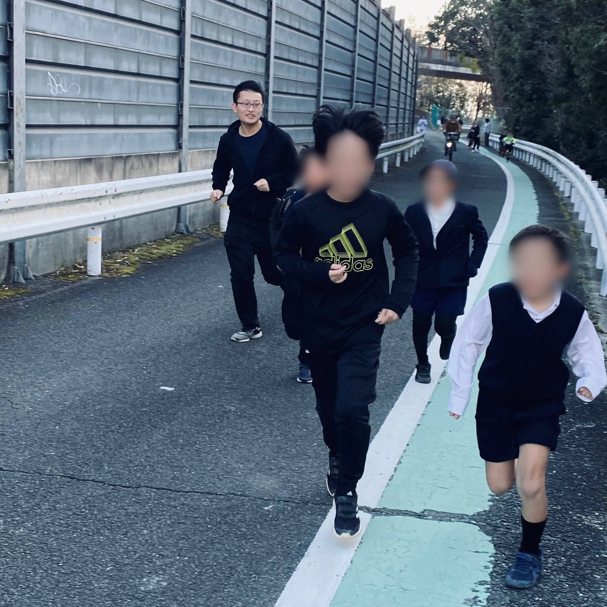 みんなで体を動かすぞ！